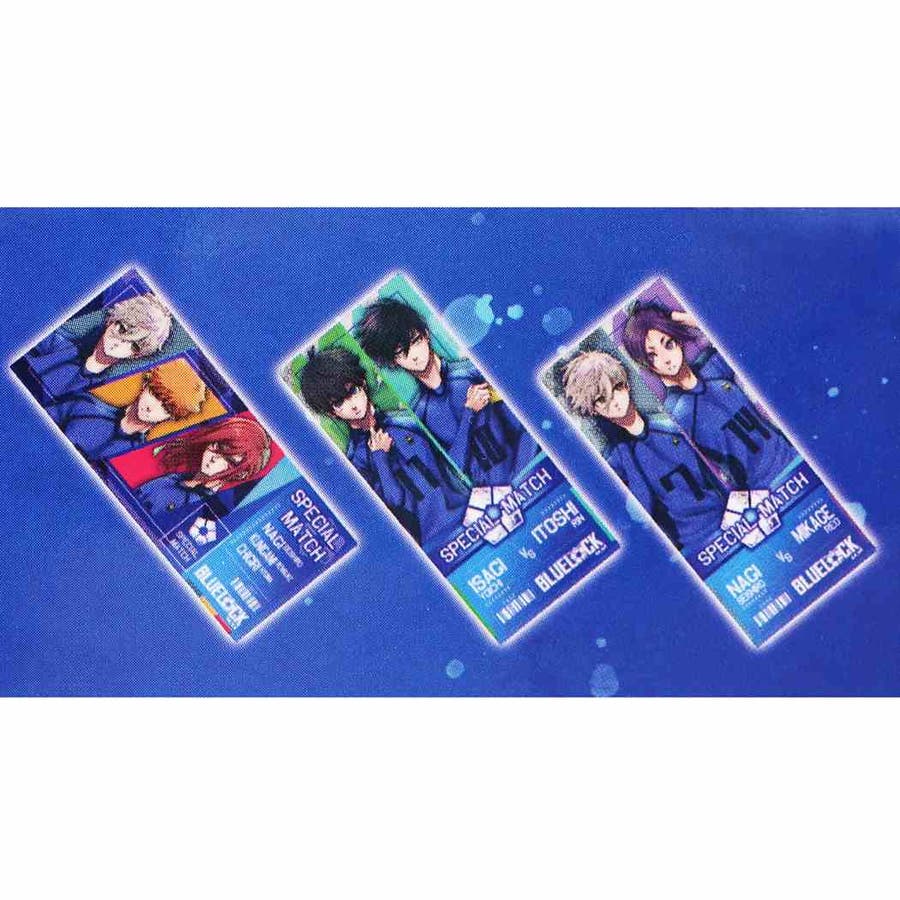 ブルーロック コレクション雑貨 トレーディングチケット風クリアカード