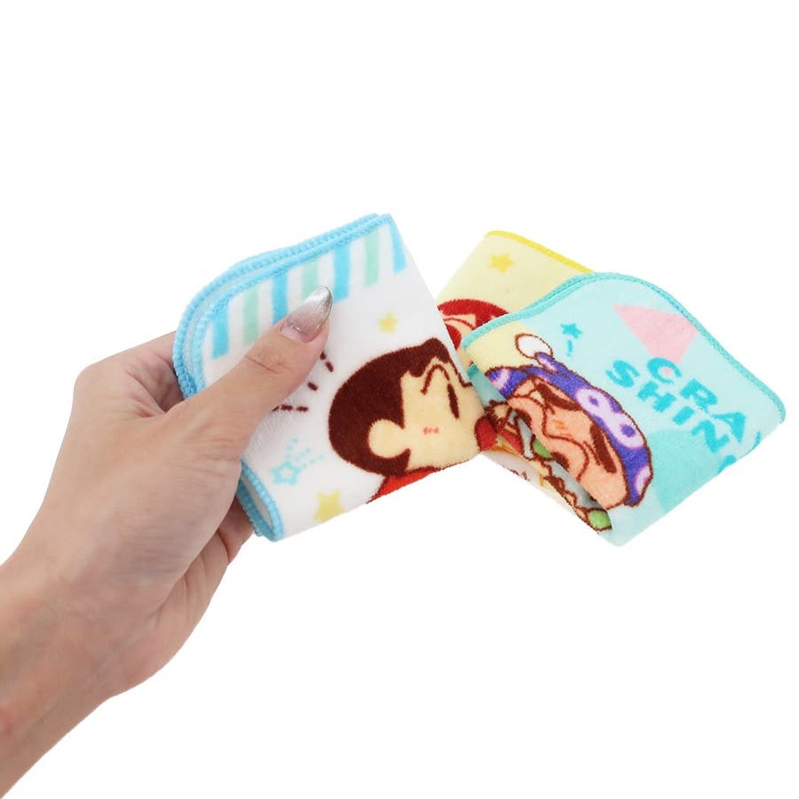 クレヨンしんちゃん ミニタオル ハンカチタオル3枚セット[品番
