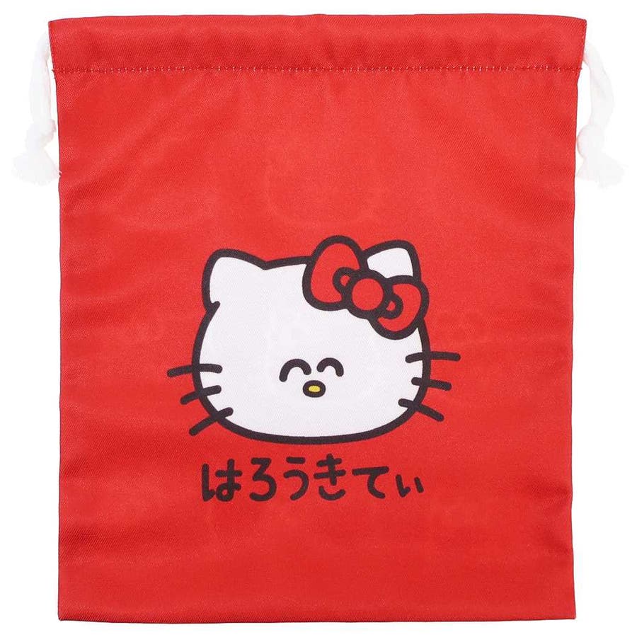ハローキティ 巾着袋 きんちゃくポーチ[品番：BREW0049683