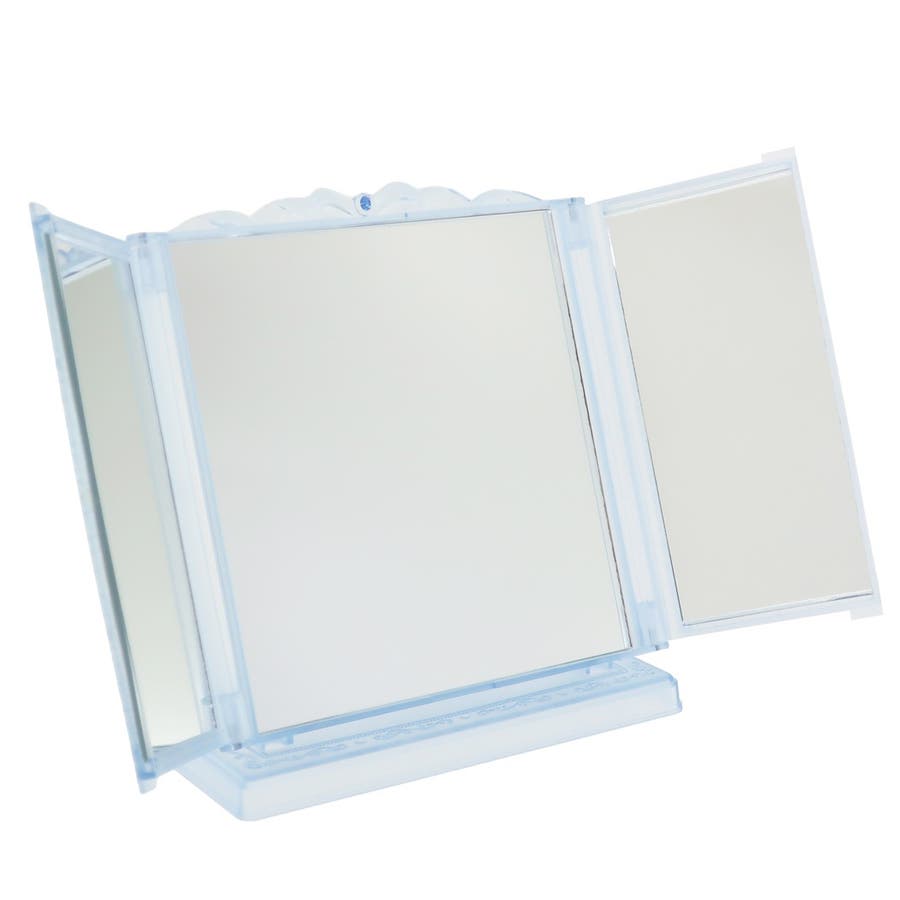 シナモロール　チェスト　オーロラ　鏡　3面スタンドミラー　収納　キャスター付き シナモロール チェスト オーロラ 鏡 3面スタンドミラー 収納