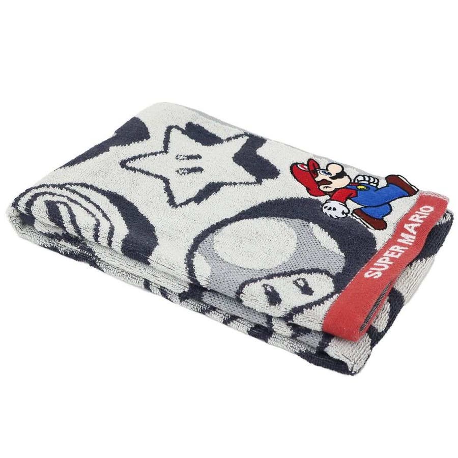 キャラクタータオル(ロング) シネマコレクション cinemacollection スーパーマリオ ロング