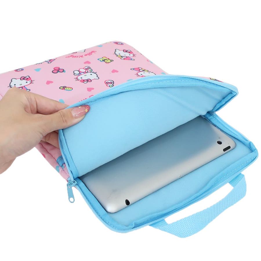 【限定品】キティ　40周年　モバイル ポーチ　タブレット ケース　2015 ハローキティ タブレットケース ガジェットケース[品番：BREW0087887