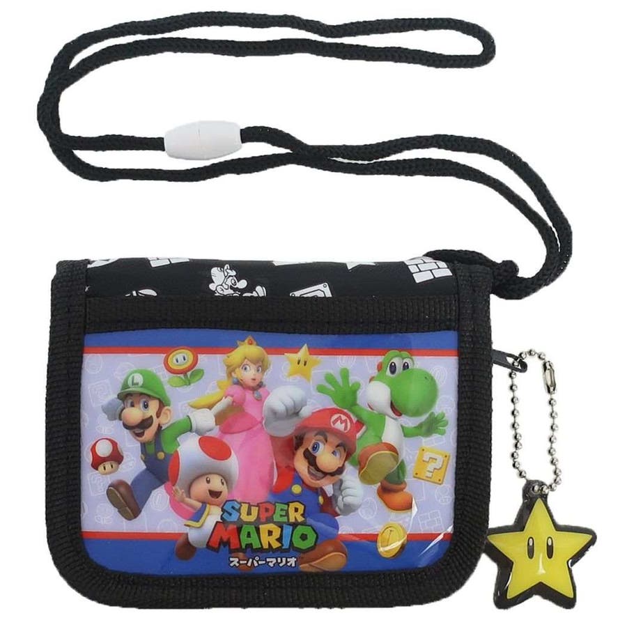 スーパーマリオ 子供用財布 キッズラウンドウォレット[品番