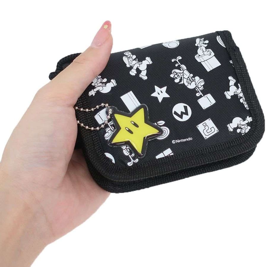 スーパーマリオ 子供用財布 キッズラウンドウォレット[品番