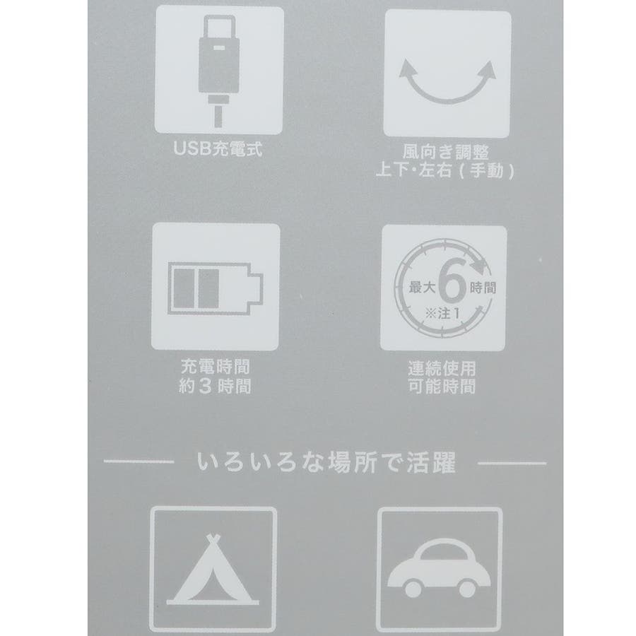 スヌーピー 携帯用 扇風機[品番：BREW0100200