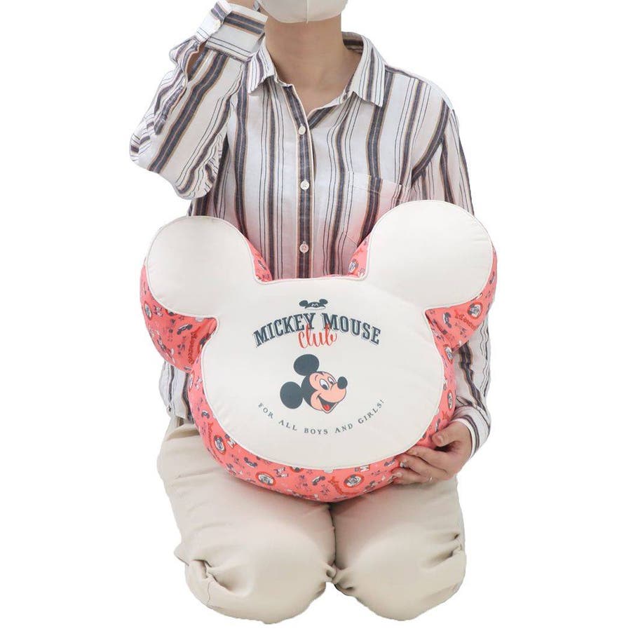 ミッキーマウス クッション 三つ丸クッション[品番：BREW0102777