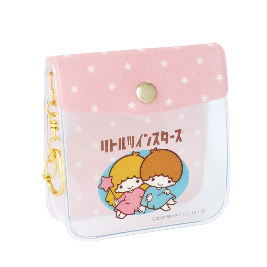 リトルツインスターズコラボ】キキ＆ララ メタリック合皮マチ