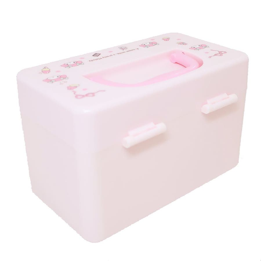 マイメロディ 卓上収納 持ち手付きボックスS[品番：BREW0116816