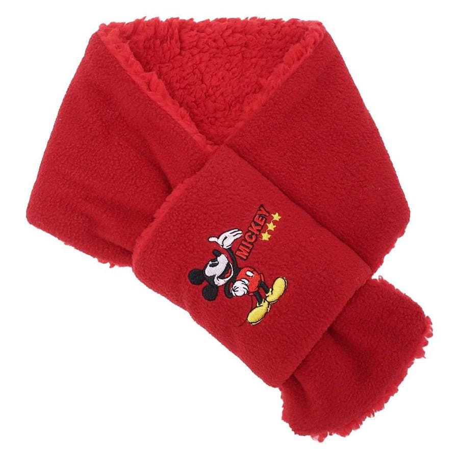 ミッキーマウス マフラー カラーフリースマフラー[品番：BREW0118321