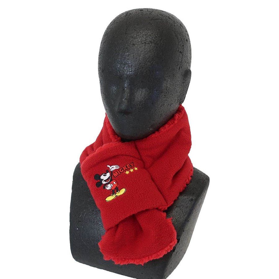 ミッキーマウス マフラー カラーフリースマフラー[品番：BREW0118321