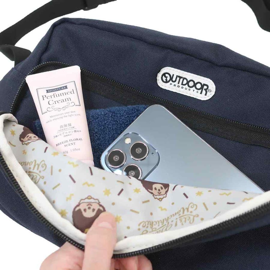 モンチッチxOUTDOOR ショルダーバッグ 斜め掛けかばん[品番