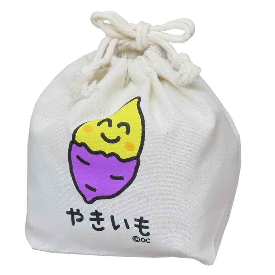おえかきさん 巾着袋 マチ付ききんちゃくポーチ[品番：BREW0154300