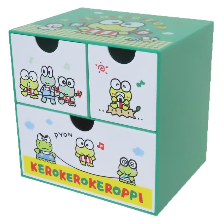 けろけろけろっぴ 卓上収納 キャラチェスト[品番：BREW0158633