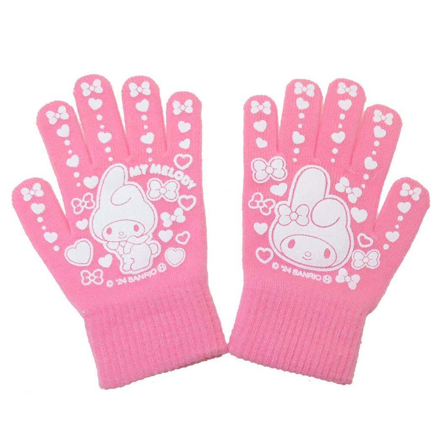 マイメロ　手袋　サンリオ　平成レトロ　ピンク　グローブ マイメロディ 手袋 軍手[品番：BREW0160866]｜cinemacollection【KIDS