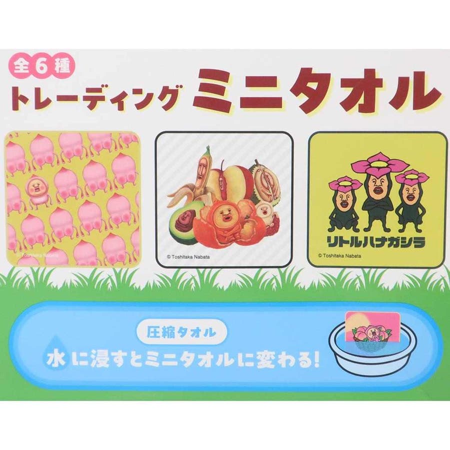 こびとづかん ハンドタオル トレーディングミニタオル[品番