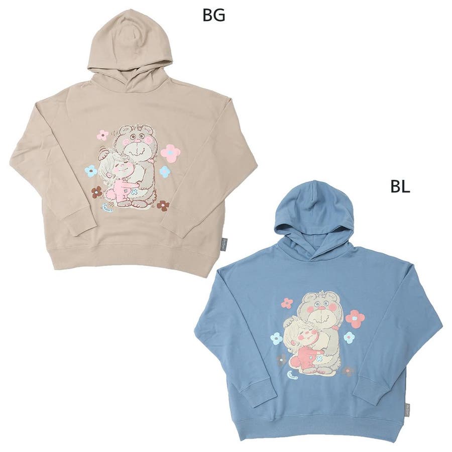 人気の 水森亜土 フーディー リラックスパーカー[品番：BREW0162094 Tシャツ・アパレル
