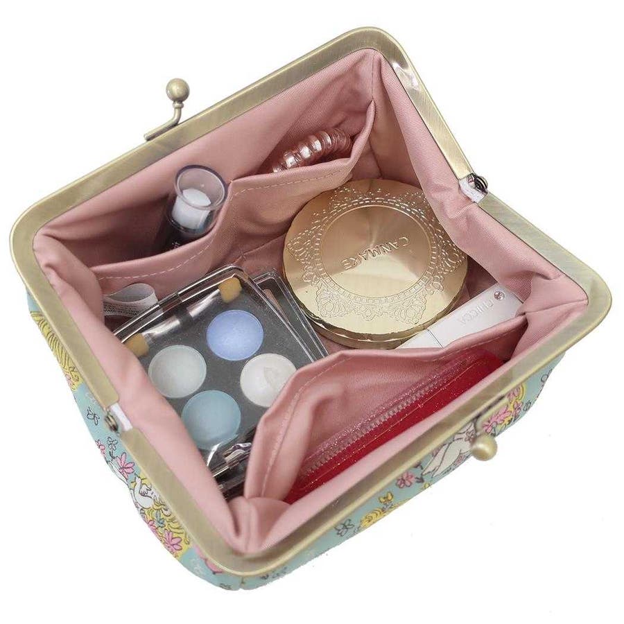 水森亜土 コスメポーチ ジャガードがま口ポーチ[品番：BREW0162112