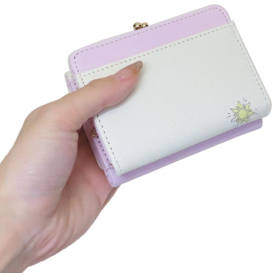 塔の上のラプンツェル ミニウォレット 三つ折りがま口財布[品番