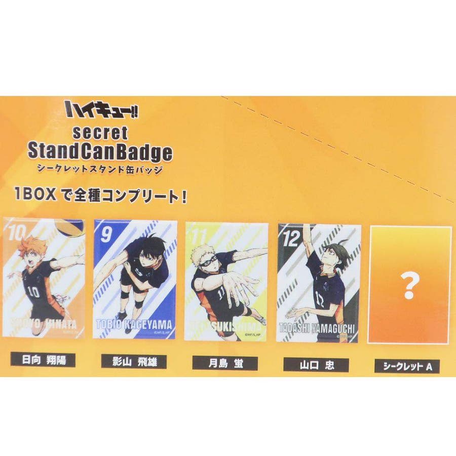 ハイキュー 缶バッジ シークレットスタンド缶バッジ[品番
