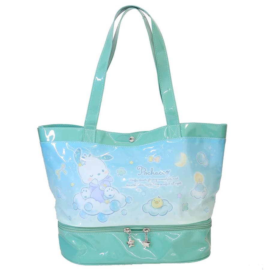 ポチャッコ プールバッグ ポケット付きビニールトート[品番