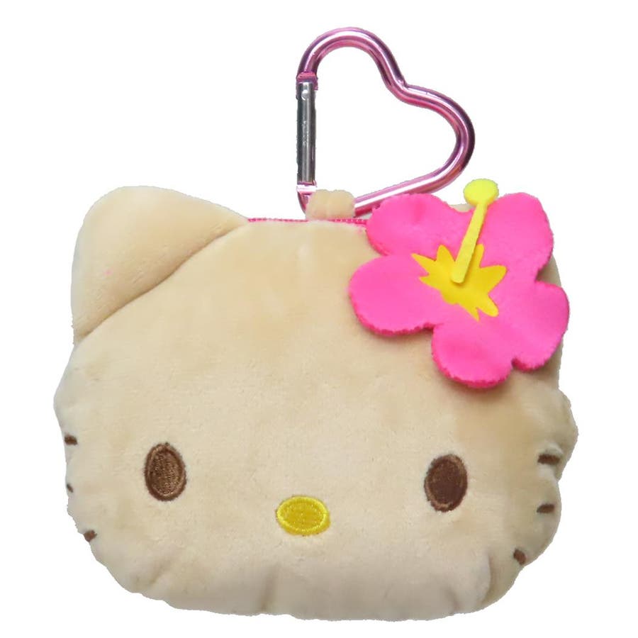 ハローキティ ミニポーチ カラビナ付きぬいぐるみファスナーマスコット[品番：BREW0188385]｜cinemacollection（シネマ