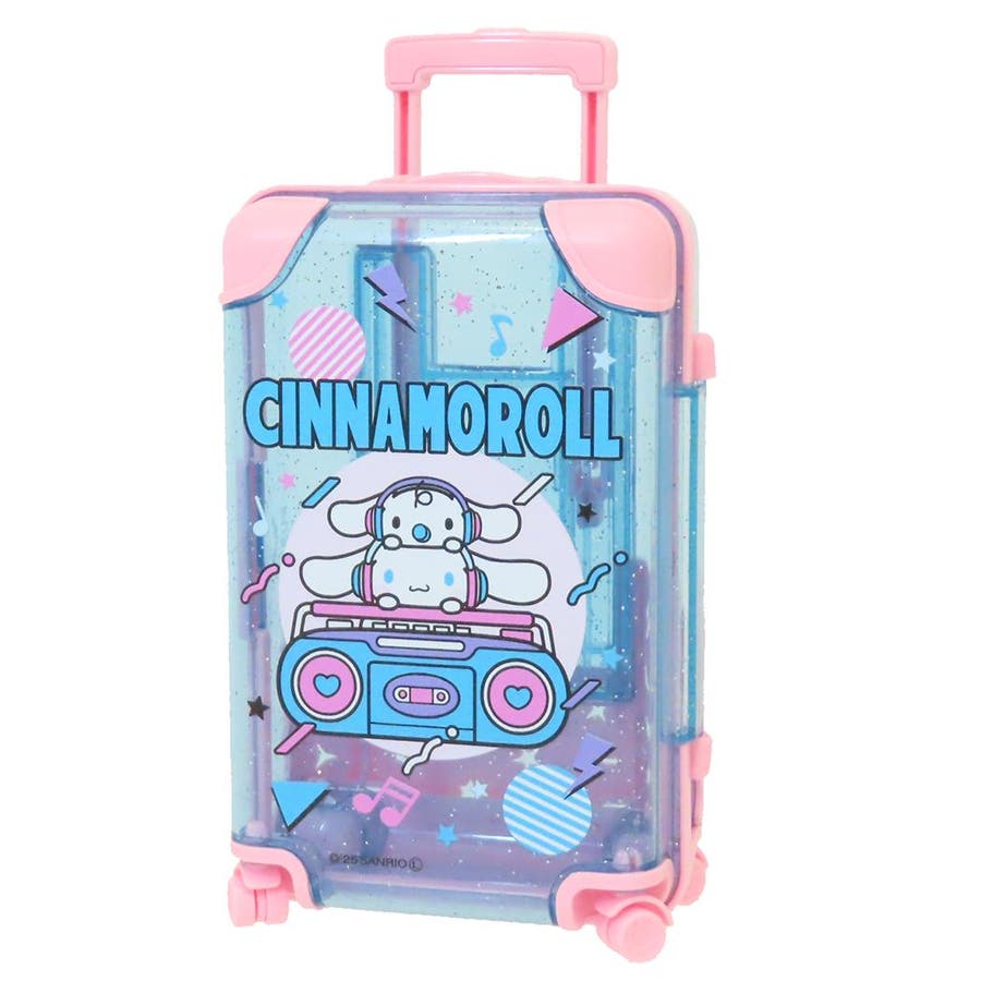 シナモロール 卓上収納 スタンド付きミニキャリーケース3[品番