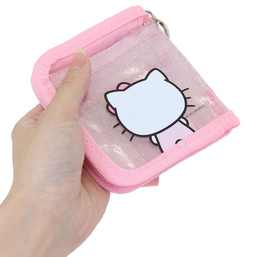 ハローキティ 子供用財布 ラメクリアウォレット[品番：BREW0195956