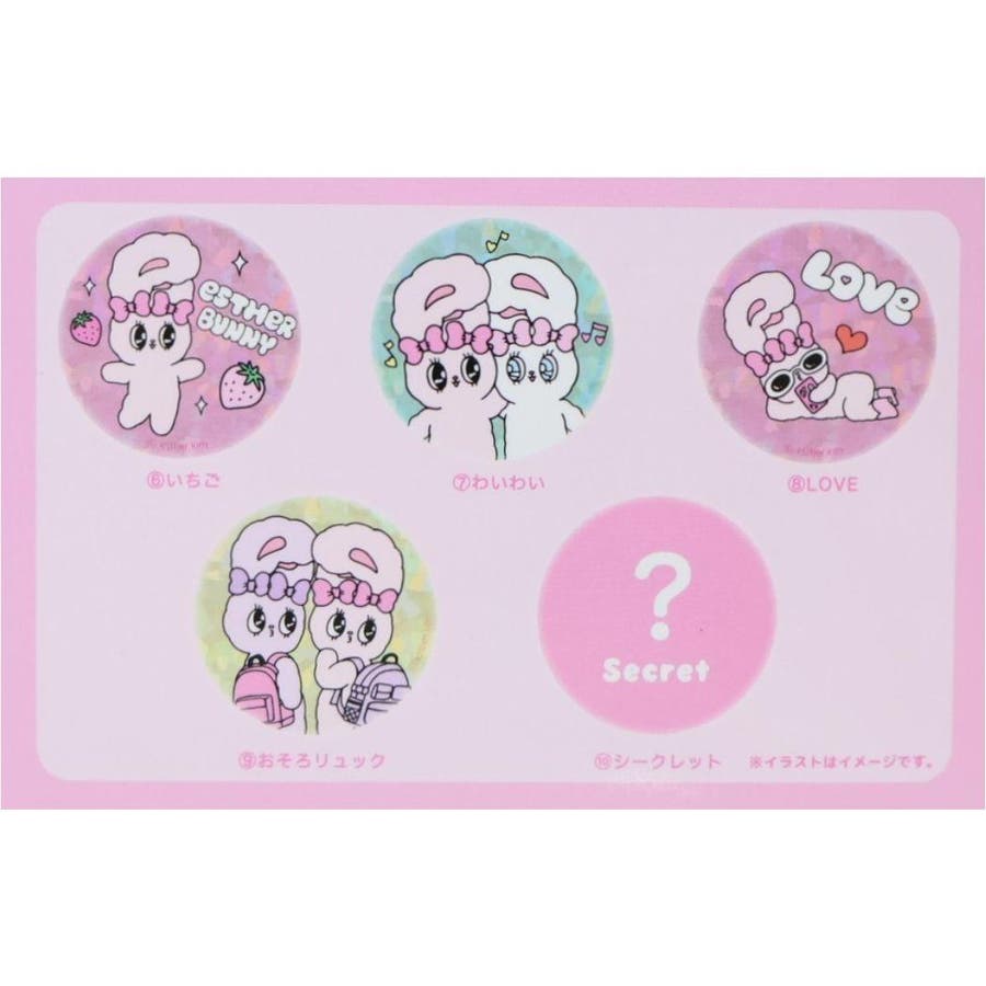 エスターバニー 缶バッジ シークレットホログラムカンバッジ[品番