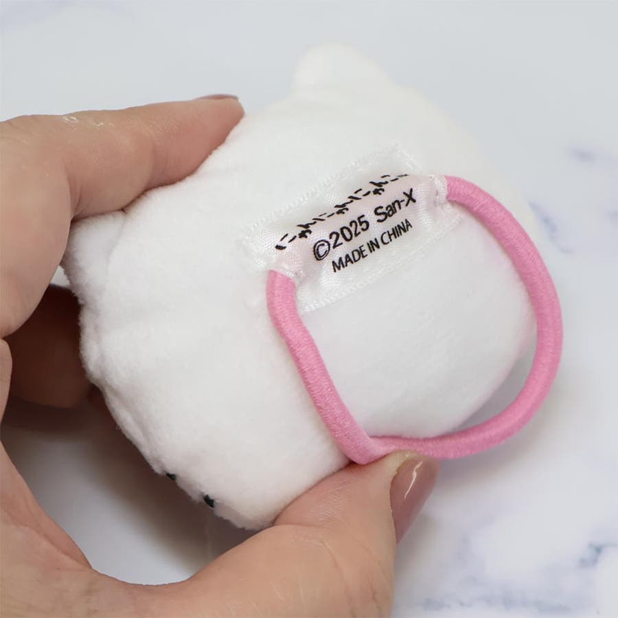 にゃんにゃんにゃんこ ヘアアクセ フェイスマスコットヘアゴム[品番