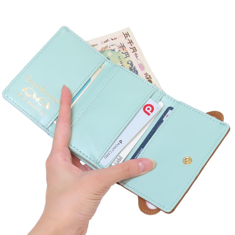シュガーバニーズ 折りたたみ財布 sanrio（サンリオ） シュガーバニーズ(くろうさ) 口金財布 : サンリオ