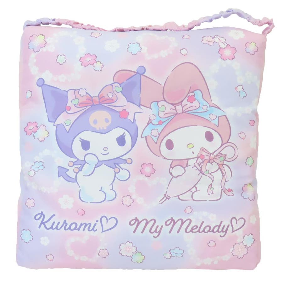 マイメロディ＆クロミ 学校座布団 スクールクッション[品番