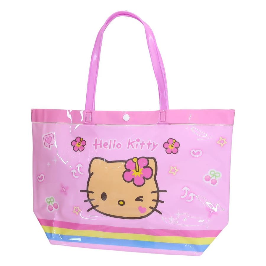 ハローキティ プールバッグ ビニールバッグ[品番:BREW0217512 ハローキティ プールバッグ ビニールバッグ[品番:BREW0217512