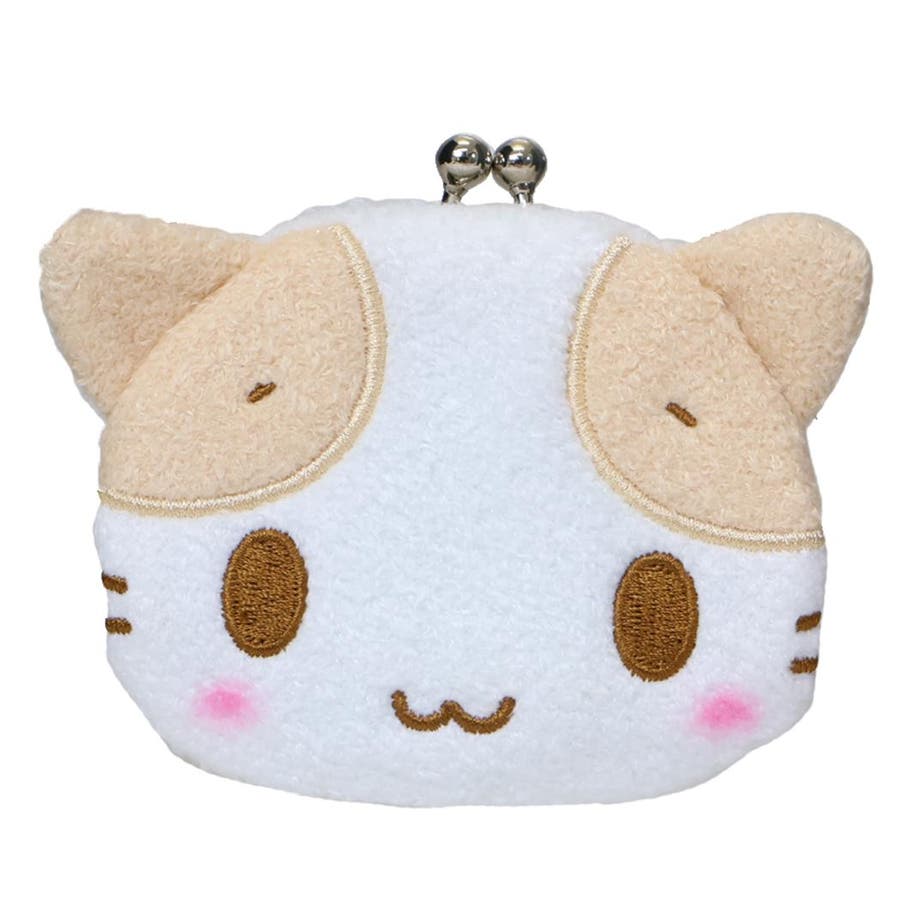 マシュマロみたいなふわふわにゃんこ 小銭入れ キャラがま[品番
