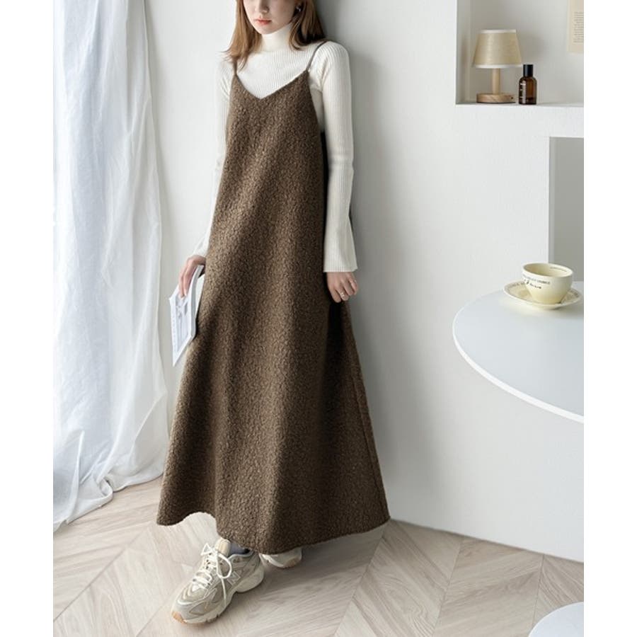 ♡新品♡ エブール ライトシルクウールキャミワンピース