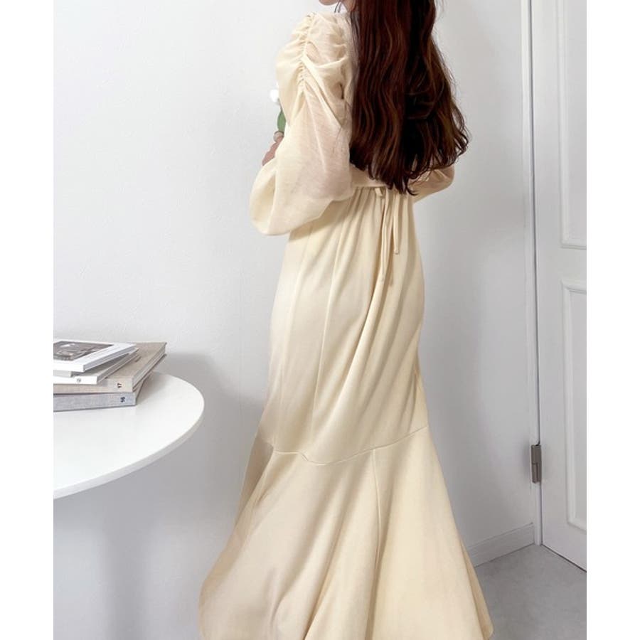 AKIKO OGAWA ウールシルク 女優襟 マーメイド セットアップ スーツ AKIKO OGAWA ウールシルク 女優襟 マーメイド セットアップ スーツ