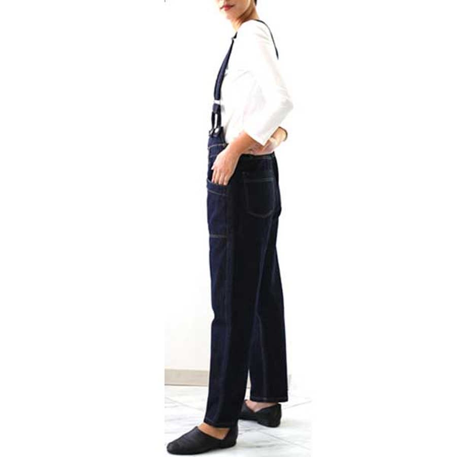 サスペンダー付き デニムパンツ[品番：WZ000003187]｜Classical