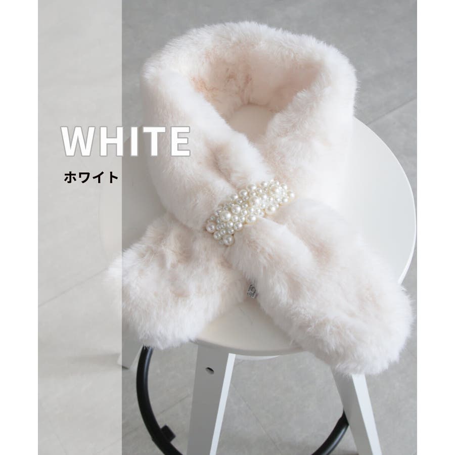ファー マフラー フェイクファー[品番：CLVW0008819