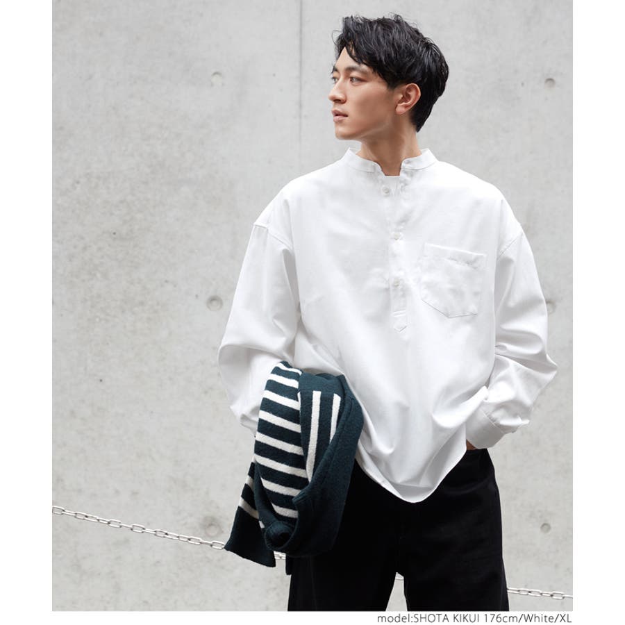 中古・古着通販】KAPITAL (キャピタル) バンドカラーシャツ
