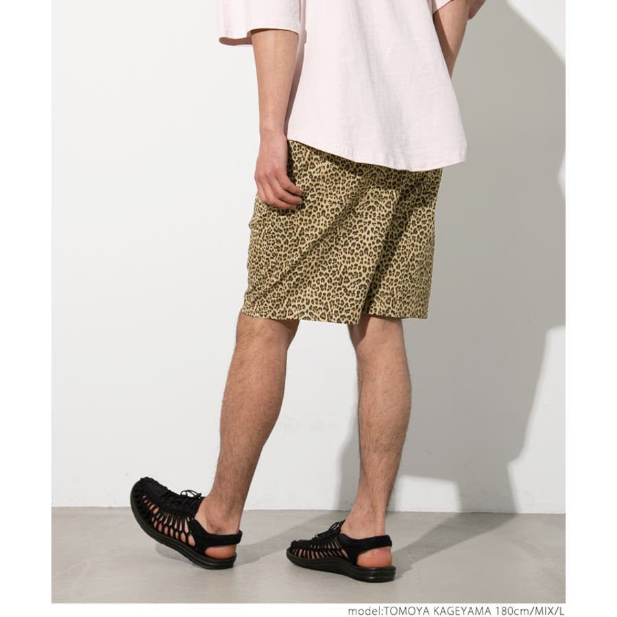 メンズ レオパードハーフパンツ[品番：PA000012375]｜coca（コカ