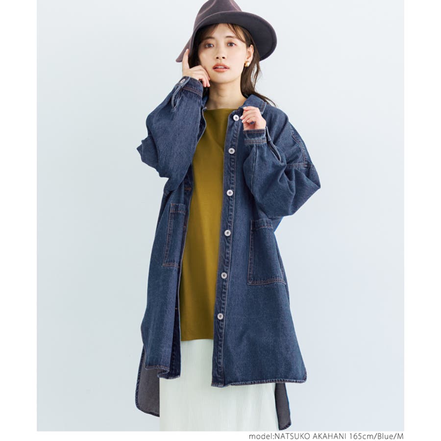 ロングデニムジャケット[品番：PA000013166]｜coca（コカ）の