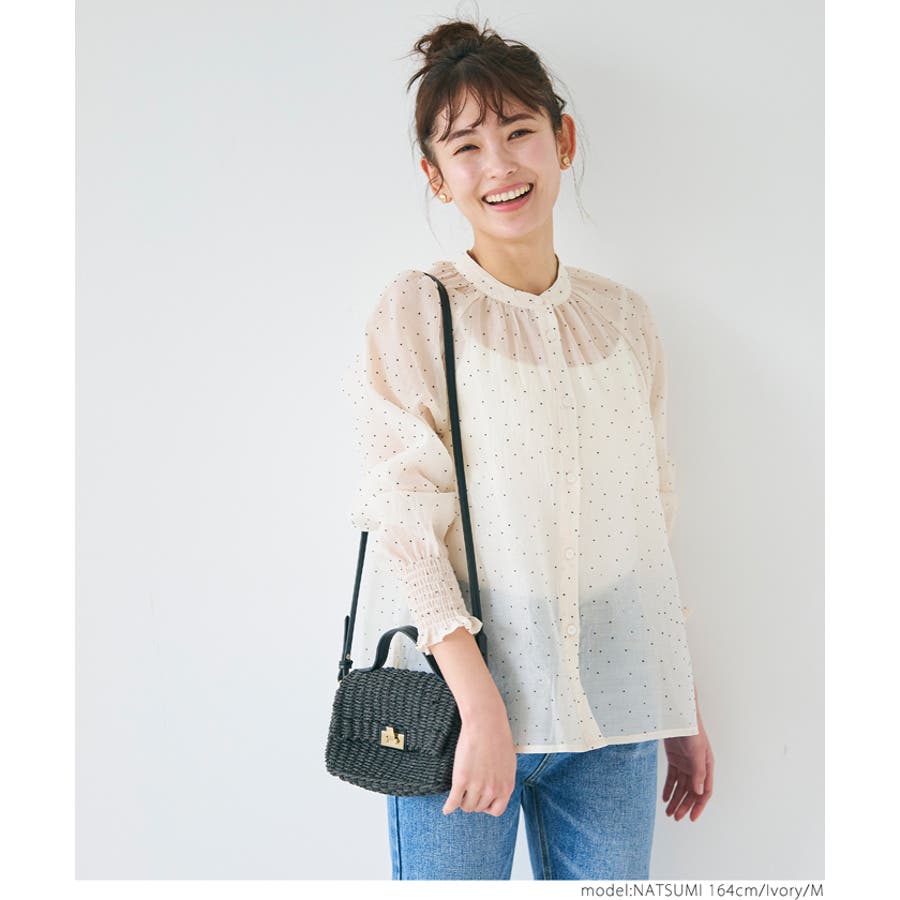 🎀シースルーブラウス🎀 キャミ付き | Viaggio