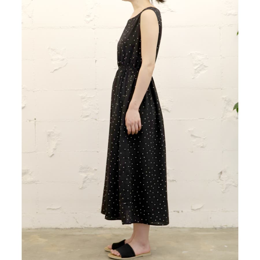 ドット柄ノースリーブワンピースcocaオリジナル ロングワンピース 夏ワンピース 品番 Pa Coca コカ のレディースファッション通販 Shoplist ショップリスト