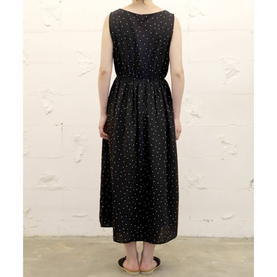 ドット柄ノースリーブワンピースcocaオリジナル ロングワンピース 夏ワンピース 品番 Pa Coca コカ のレディースファッション通販 Shoplist ショップリスト