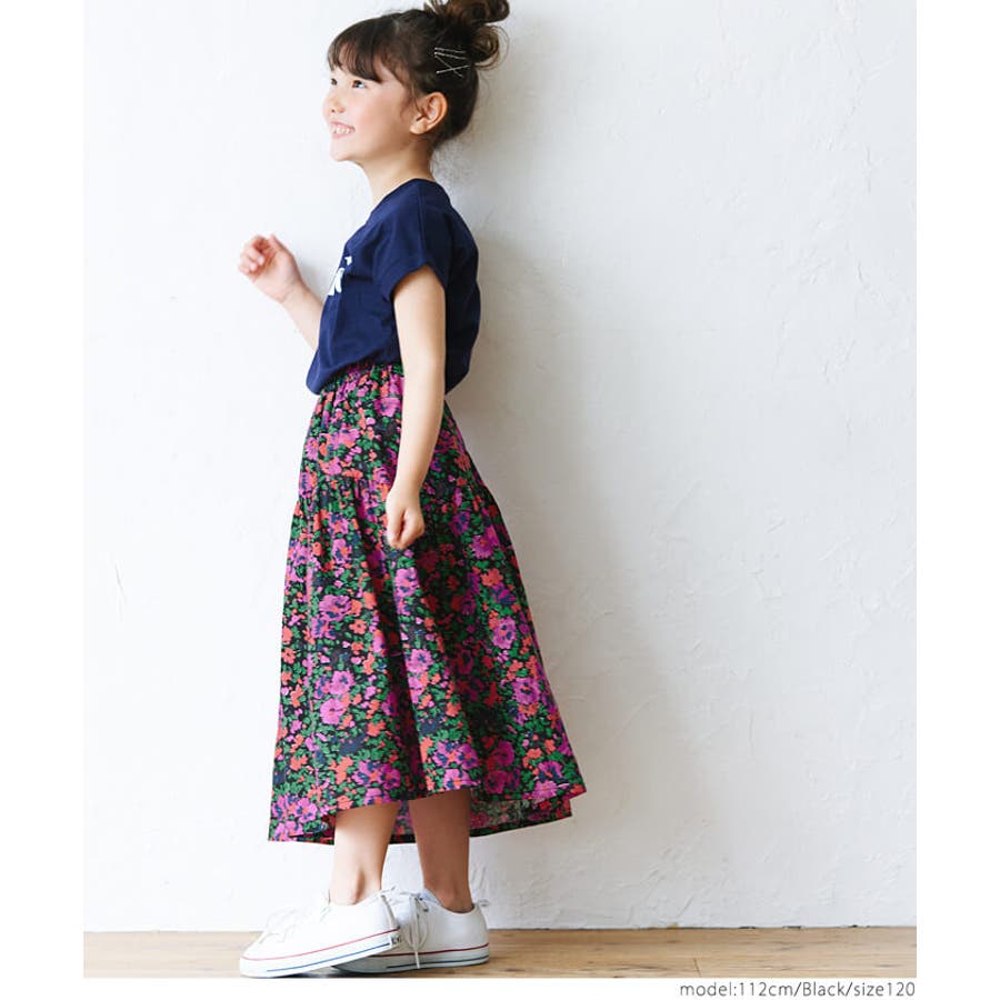 ぎゅなCOMMEdesGARCONS花柄スカート 黒 ピンク 紫 ぎゅなCOMMEdesGARCONS花柄スカート 黒 ピンク 紫 ぎゅな