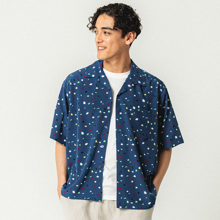 マルチカラードット柄開襟シャツ[品番：PA000014067]｜coca（コカ）の