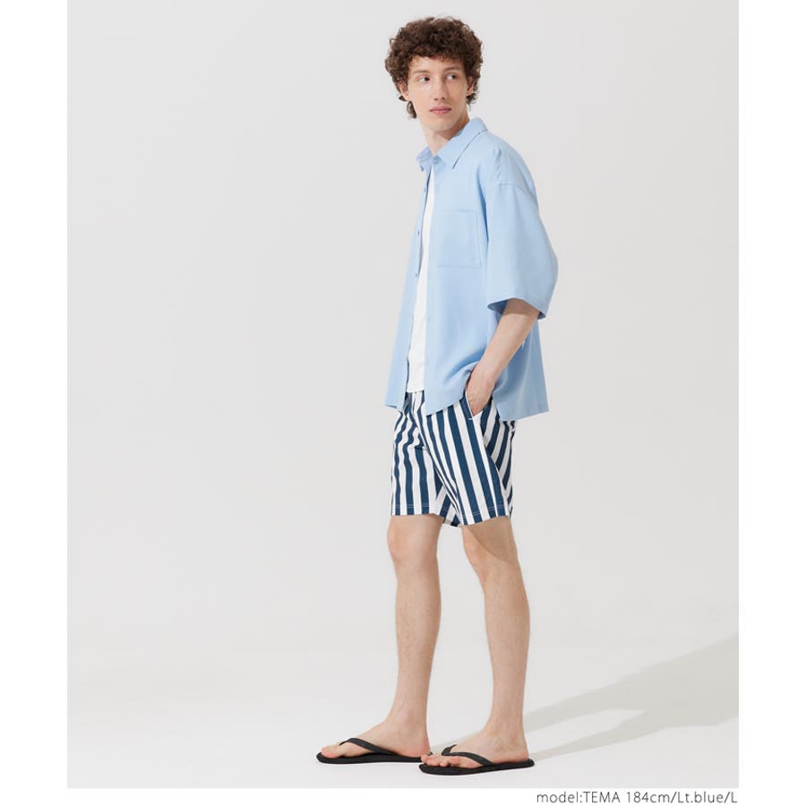 メンズストライプショートパンツ[品番：PA000016078]｜coca（コカ