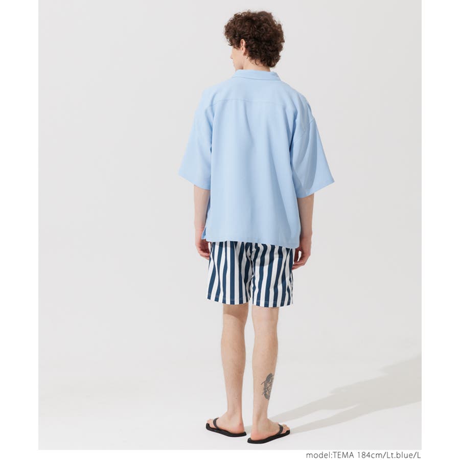 メンズストライプショートパンツ[品番：PA000016078]｜coca