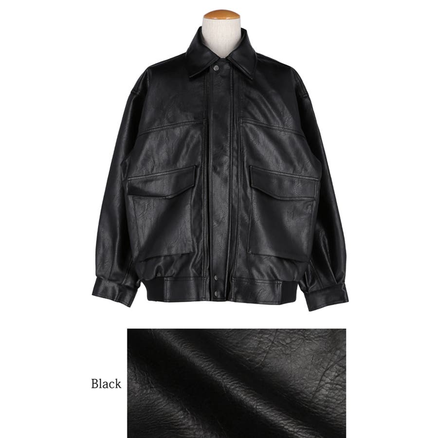 メンズ フェイクレザー ジャケット A2タイプ 2色 26-240427102-26-8m.jpg