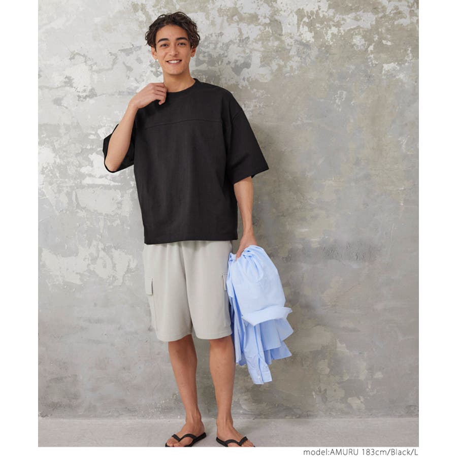 メンズヘビーウェイトフットボールTシャツ[品番：PA000014088