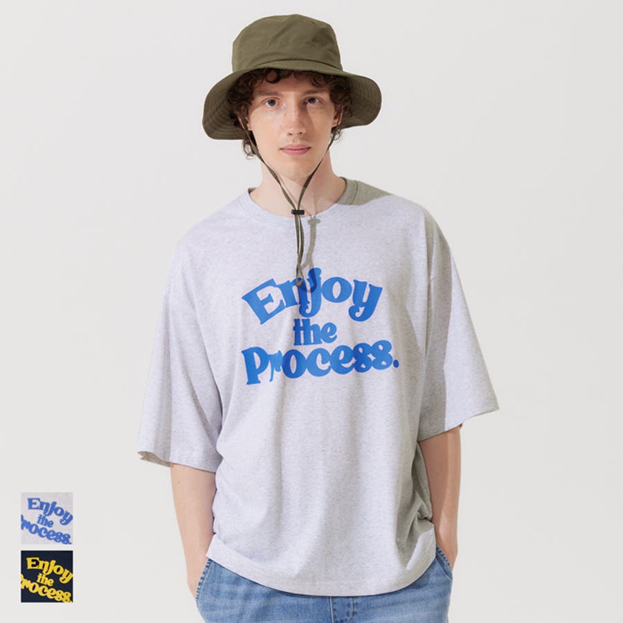 メンズエンジョイラバープリントTシャツ[品番：PA000016137]｜coca  